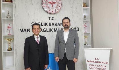 BİK Van Bölge Müdürü Tokgöz’den İl Sağlık Müdürü Tosun’a Ziyaret