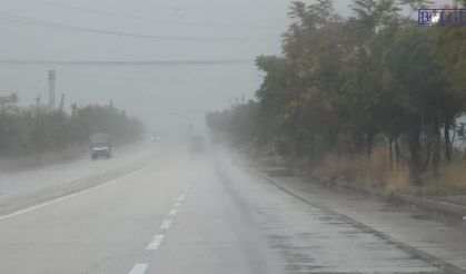 Van’da yağmur ve sis etkili oldu: Görüş mesafesi düştü