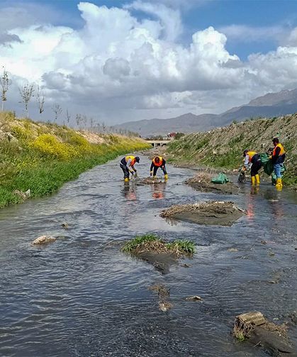 Van balığının göç yolu üzerindeki dereler temizleniyor