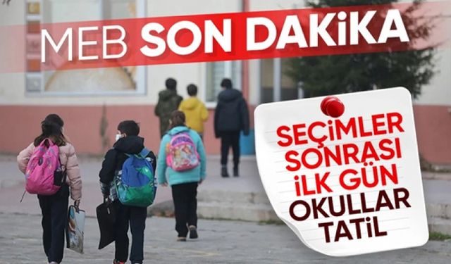 MEB açıkladı! 1 Nisan'da okullar tatil olacak