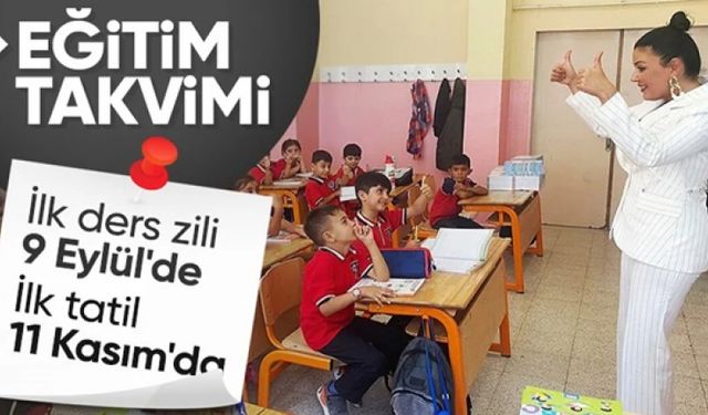 MEB, 2024-2025 eğitim öğretim yılı takvimini açıkladı