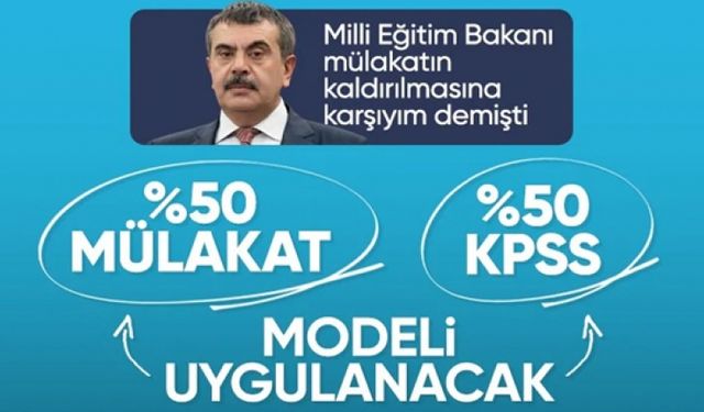 Yusuf Tekin açıkladı: Atama yönetmeliği değişiyor