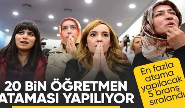 Yusuf Tekin açıkladı: Öğretmen atamalarında rakam belli oldu