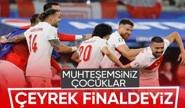 Çeyrek finaldeyiz!