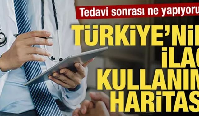 İşte Türkiye'nin ilaç haritası...