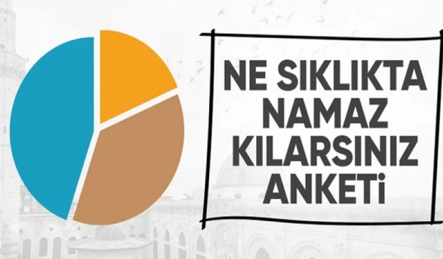 'Ne sıklıkla namaz kılarsınız' anketi