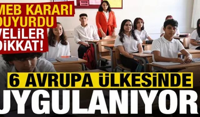 Veliler dikkat: MEB öğrencilere yasakladı!