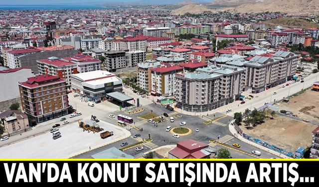 Van'da Ekim ayında konut satışında artış…