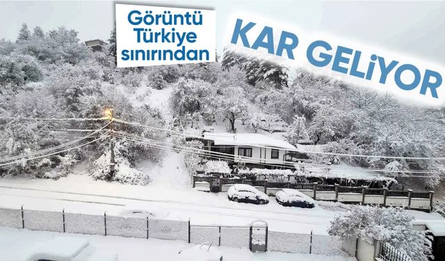 Kar geliyor...