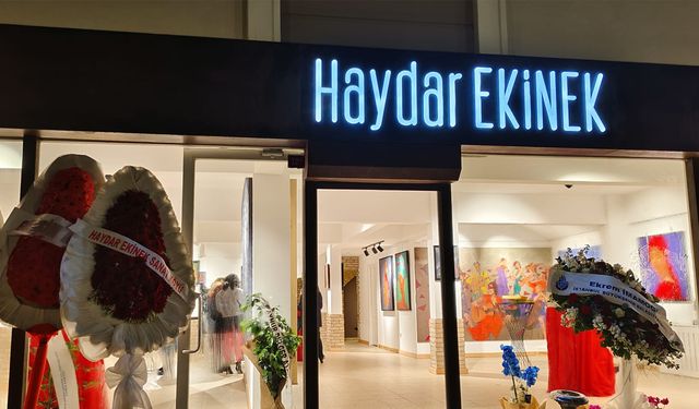 Ressam Haydar Ekinek Sanat Galerisi Açtı