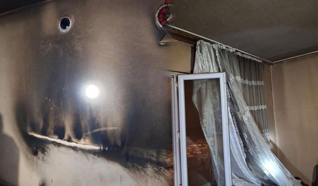 Gevaş ilçesinde ev yangını