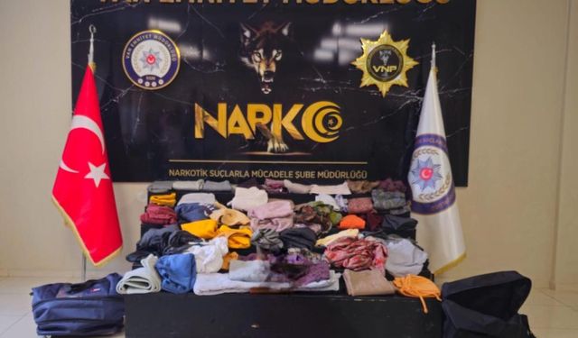 Van’da pes dedirten uyuşturucu kaçakçılığı yöntemi