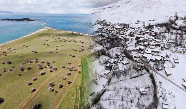 Van'da iki mevsim bir arada