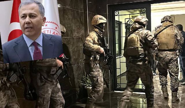 Van dahil 58 ilde suçlulara operasyon
