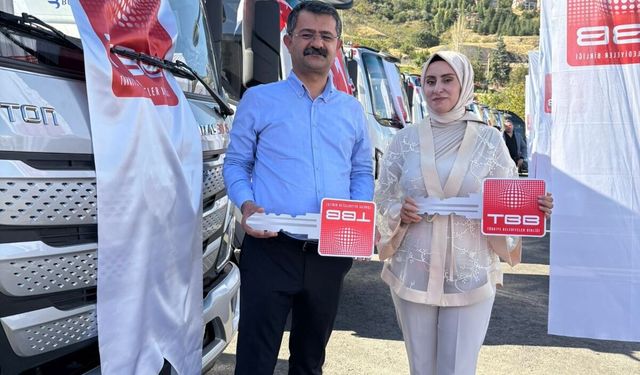 TBB'den Edremit Belediyesi'ne  araç desteği