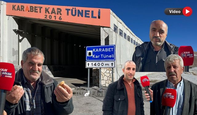 Bahçesaraylıların kış endişesi erken başladı: Yurttaşlar tünel talebini yineledi