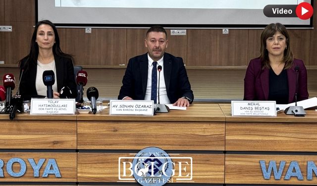 Van'da Konuşan Hatimoğulları "Süreç" İle İlgili Önemli Açıklamalarda Bulundu