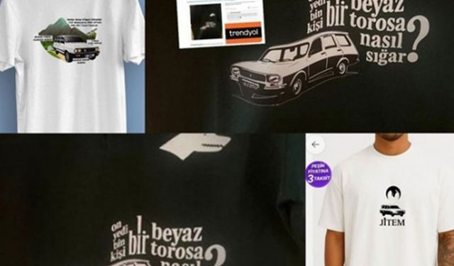 'JİTEM' ve 'Beyaz Toros' baskılı tişörtlere takipsizlik kararı