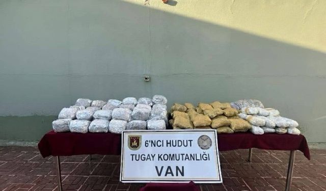 Van Başkale’de Sınır Hattında 109 Kilo Yasaklı madde Ele Geçirildi