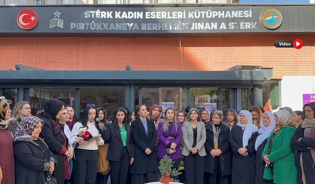 Van'da Kadın Eserleri Kütüphanesi Açıldı!