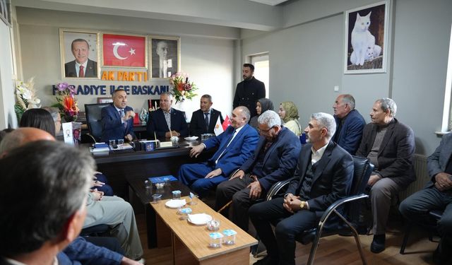 AK Parti Van İl Başkanı Arvas: Muradiye ve Erciş’i Ziyaret Etti