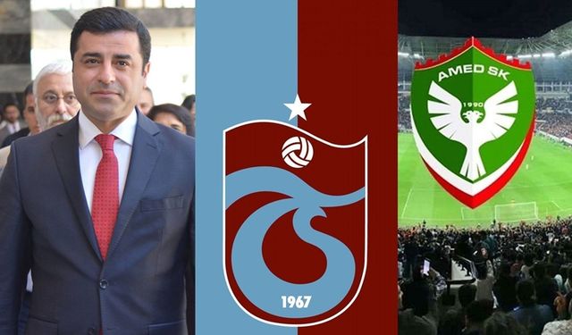 Demirtaş söylemişti! Amedspor ile Trabzonspor karşılaşacak! İşte detaylar...