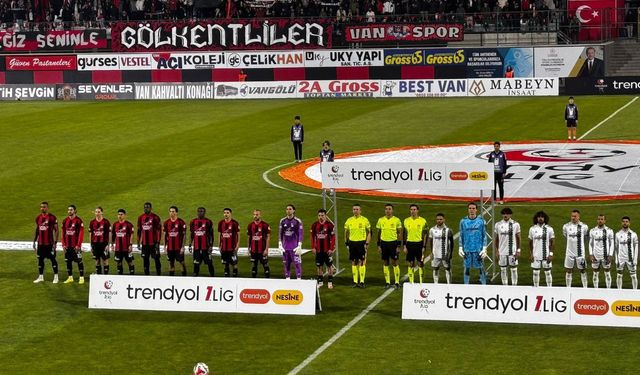 İlk yarı 2-1 Vanspor Önde Bitirdi