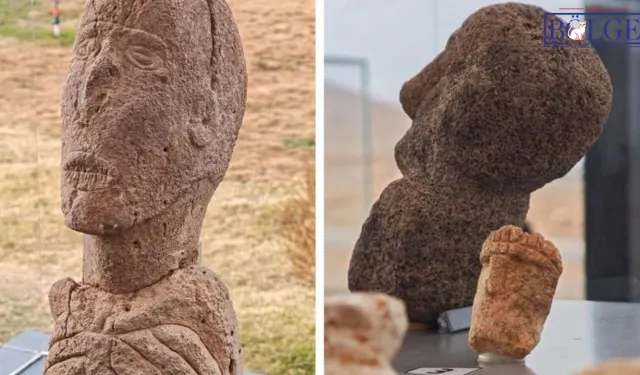 Ağzı Dikili “Ölüm Yüzü” Heykeli Ortaya Çıktı