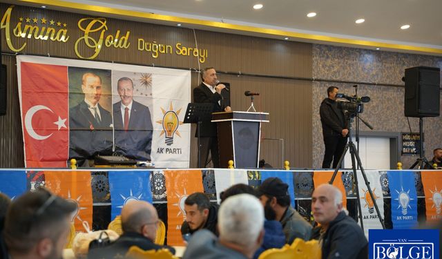 AK Parti Van Teşkilatı Erciş Programında Güvenlik ve Kalkınma Projelerini Paylaştı
