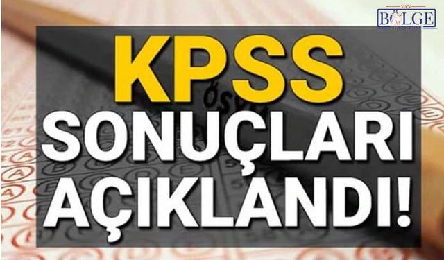 KPSS-2025/2 Yerleştirme Sonuçları Açıklandı