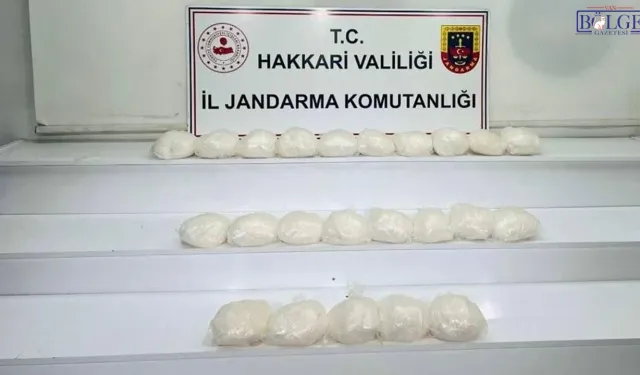Yüksekova’da 22 Kilo Metamfetamin Ele Geçirildi