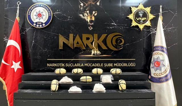 Van’da 10 kilo 260 gram metamfetamin ele geçirildi
