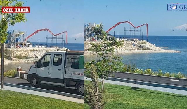 Van'da Kıyıya Beton Mu Dökülüyor? Otelden Yanıt Geldi
