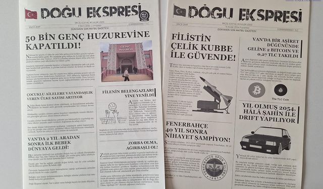 Van'da 2055’in Manşetleri Gülümsetti: İl Birincisi Oldular