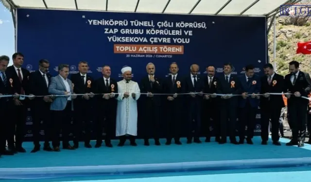 Zap Vadisi’nde Ulaşım Projeleri Hizmete Açıldı