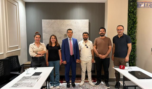 BİK Van Müdürü Kenan Tokgöz'den Van Bölge Gazetesi'ne Ziyaret