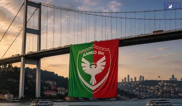 Amedspor Bayrağı FSM Köprüsü’nde Dalgalanıyor