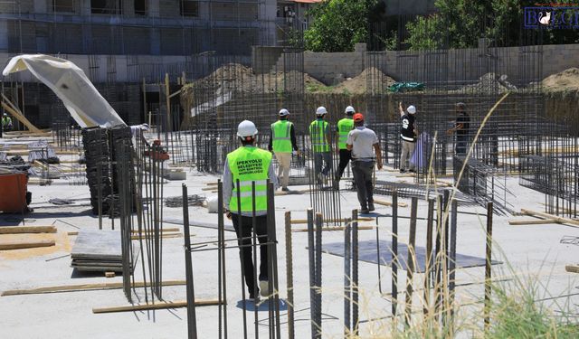 İpekyolu Belediyesi'nden inşaatlara denetim