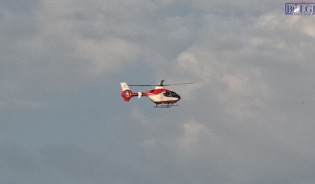Hamile Kadın Ambulans Helikopterle Van'a Sevk Edildi