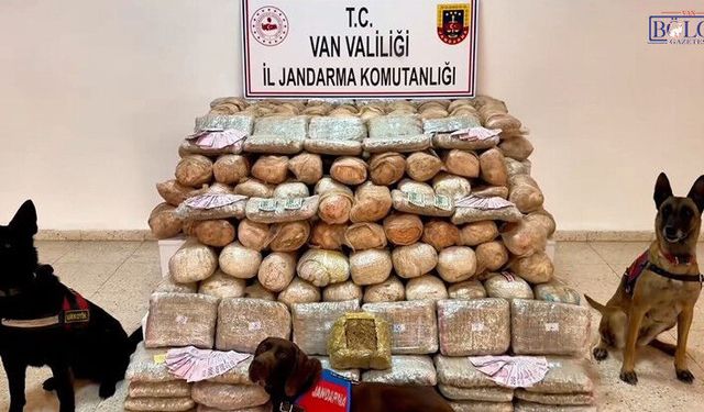 Van’da dev operasyon! TIR’dan 333 kilo skunk çıktı
