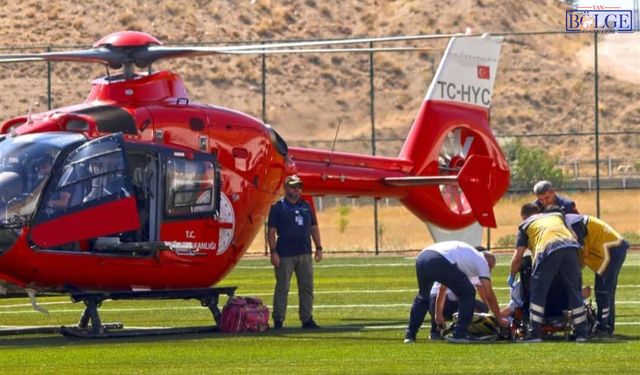 Kalbi Durma Noktasına Geldi! Hava Ambulansı Zamana Karşı Yarıştı