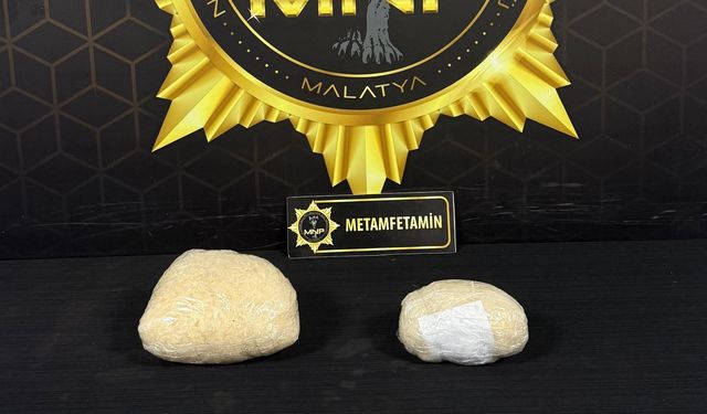 Otogarda narkotik operasyonu: 1 kilo 769 gram metamfetamin ele geçirildi