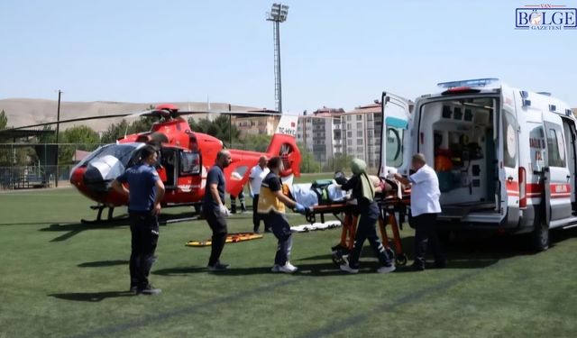 Darende'de aynı günde ikinci hava ambulansı talebi