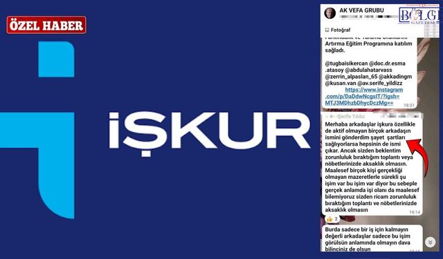 Van'da İŞKUR'un 3 Bin Kişi Alımına AK Partili İsimden Torpil: 'İsimleri Gönderdim'