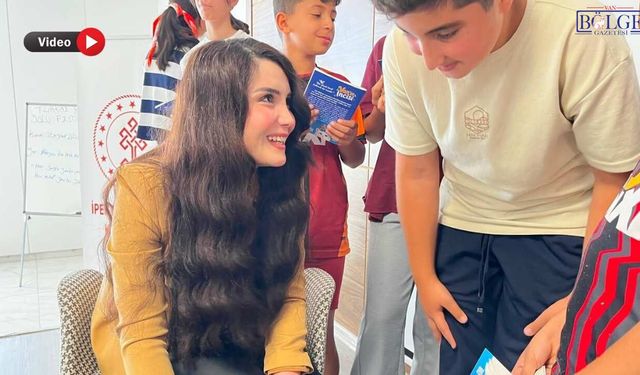 Vanlı yazar Zeynep Uzun, "Van'ın İncisi" ile Kültür Yolu Festivali'nde çocuklarla buluştu