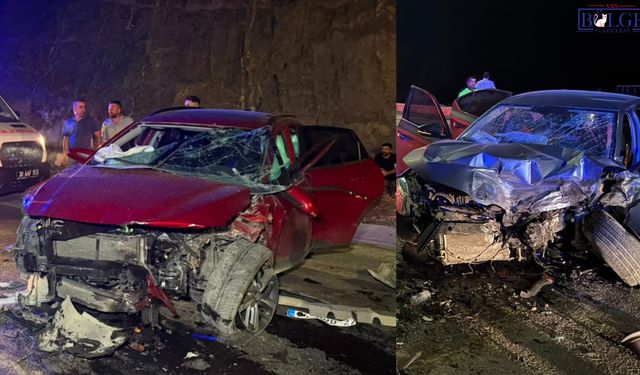 Van Hakkari yolunda trafik kazası: 1 ölü 7 yaralı