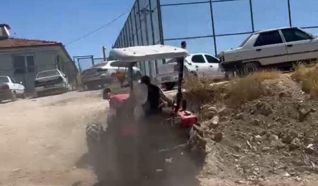 Hayvan otlatma kavgasında can pazarı: Tartıştığı kişilerin üzerine traktör sürdü