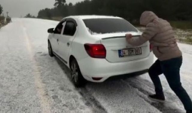 Doğu’da yaz ortasında kar sürprizi: Sarıkamış beyaza büründü