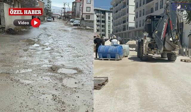 Van’da Gündeme Taşıdığımız Bozuk ve Çamurlu Yolda Çalışmalar Başladı