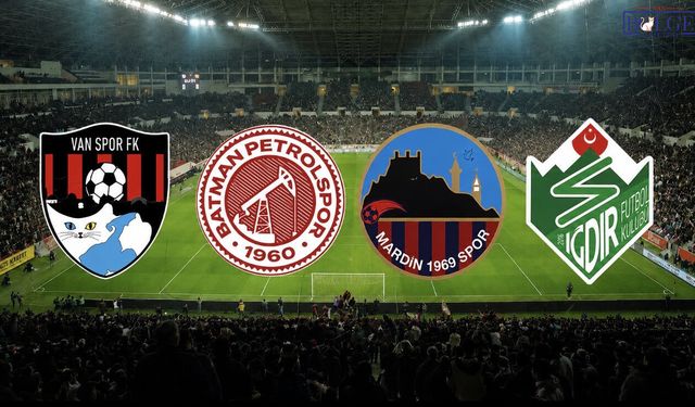 Vanspor, Batman, Mardin ve Iğdır’ın İlk Hafta Programı Açıklandı